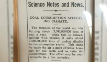 Picture This 1912 Newspaper Article’s Climate Warning Keeps Going Viral