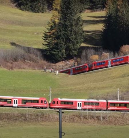 Picture The Swiss Claims the Record for the World’s Longest Passenger Train Measuring 1.2 Miles