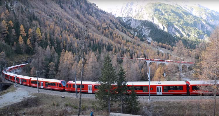 The Swiss Claims the Record for the World’s Longest Passenger Train Measuring 1.2 Miles