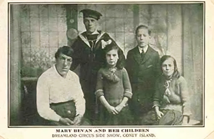 Mary and her children