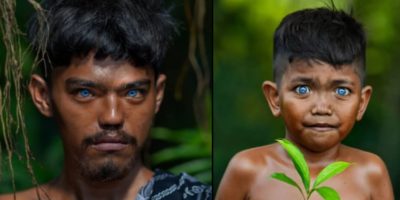 Picture Olive-Skinned Indonesian Tribe Has Piercing Blue Eyes, But Why?