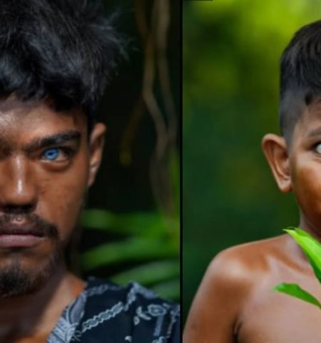 Picture Olive-Skinned Indonesian Tribe Has Piercing Blue Eyes, But Why?