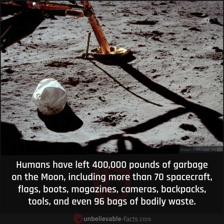 Garbage on the Moon