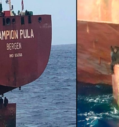 Picture Three Nigerian Men Made it Alive After Voyaging on a Rudder for 11 Days
