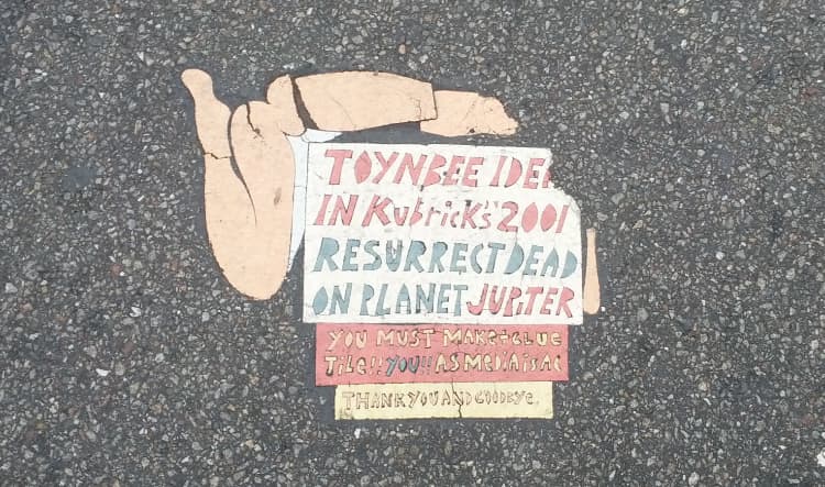 Toynbee Tile at 2nd St and 2nd Ave
