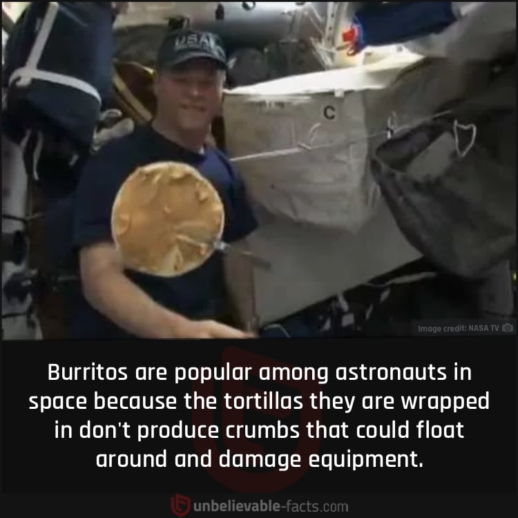 Burritos Are Common in Space