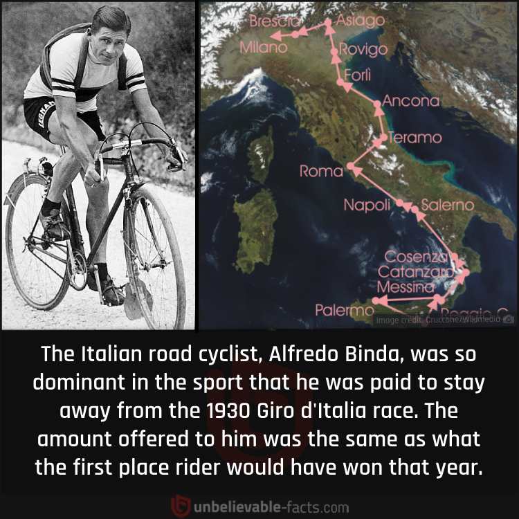 Alfredo Binda Was Offered Money to Stay Away from a Race