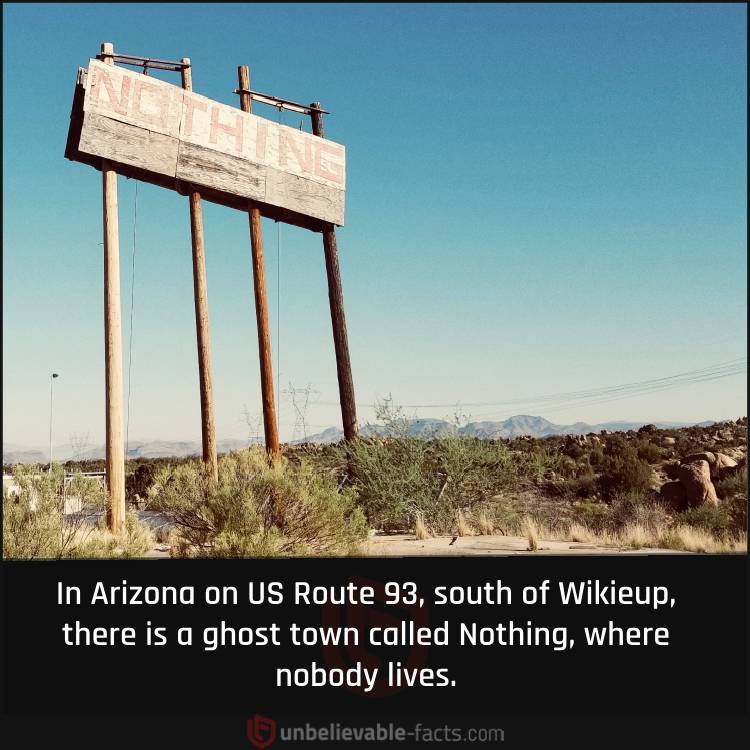 Arizona’s Town of Nothing