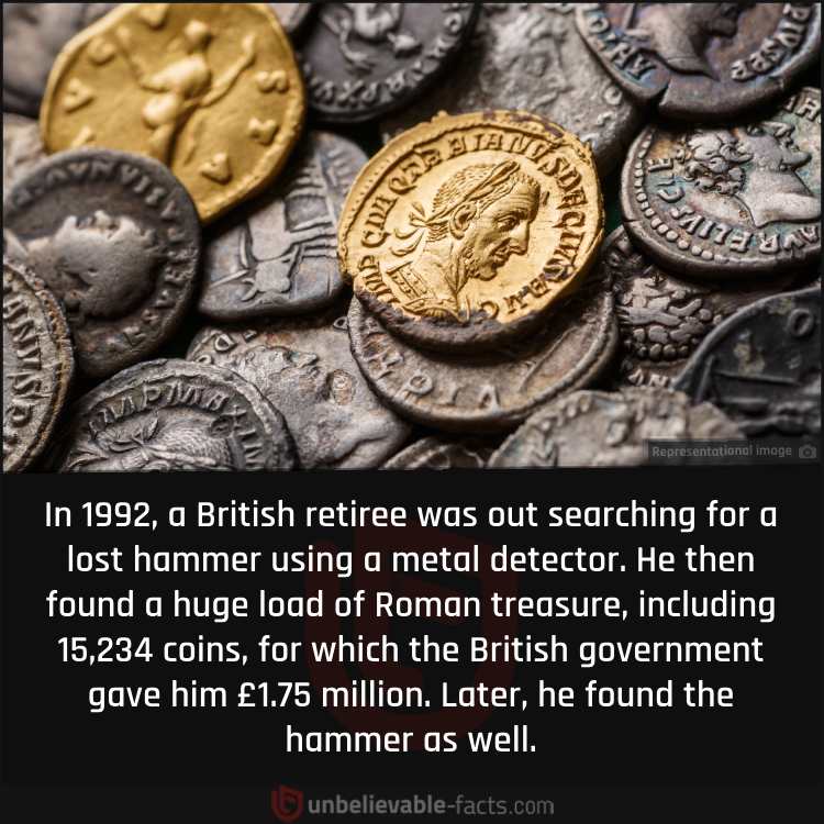 British Retiree Accidentally Found a Hoard of Roman Treasure