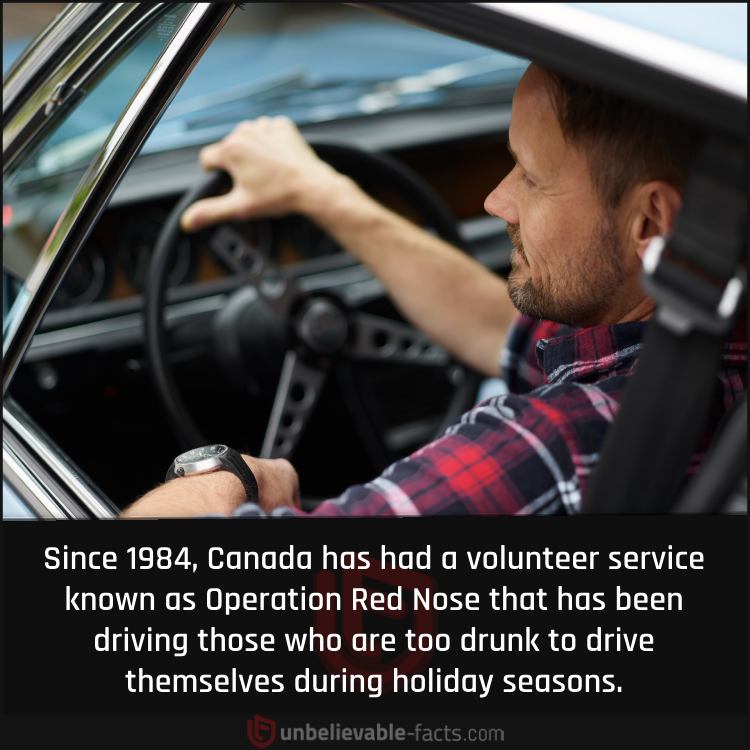Canada’s Volunteer Service to Drive the Drunks