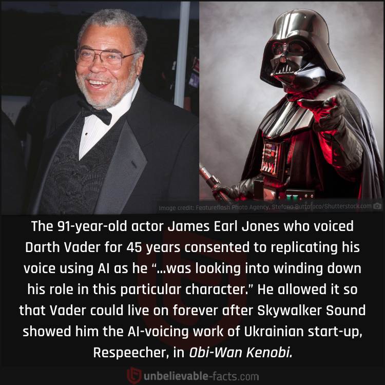Darth Vader Will Be Voiced by AI