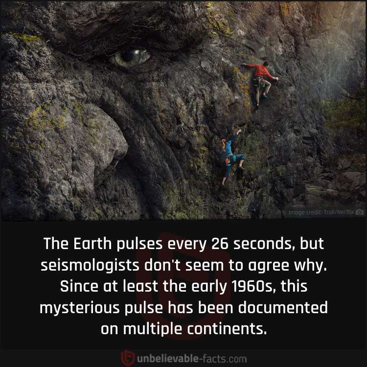 Earth Pulses Every 26 Seconds