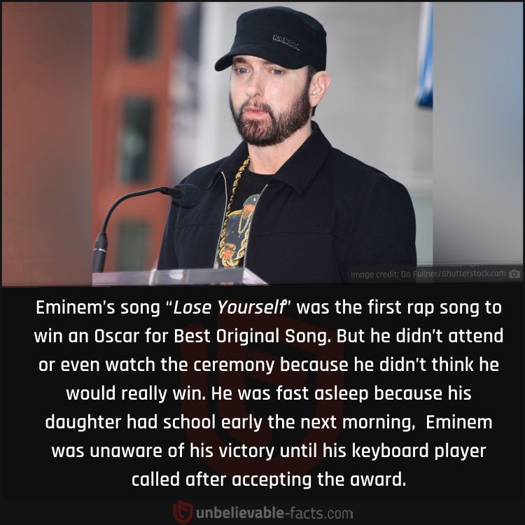 Eminem’s Oscar Winning Song