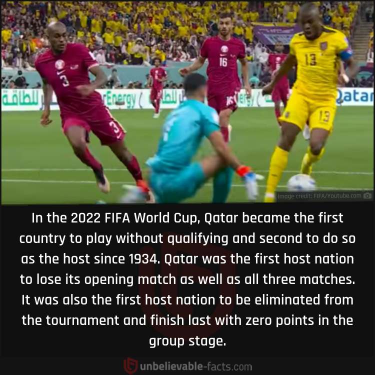 Qatar’s Embarrassing Performance During FIFA World Cup