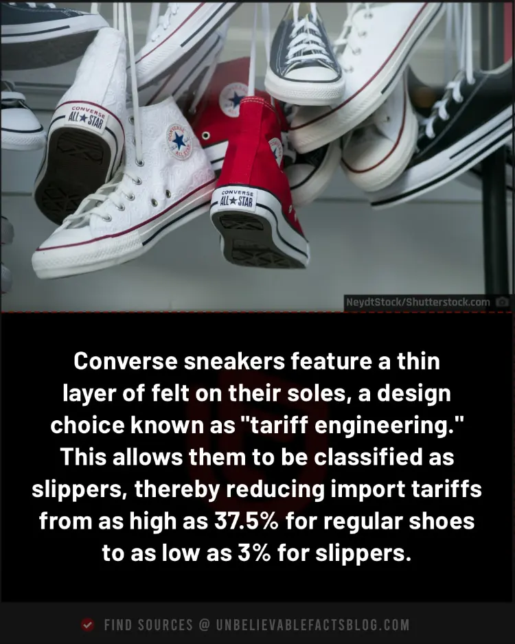 Converse sneakers have a very thin layer of felt hotsell