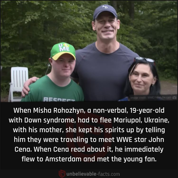 John Cena Met a Teen Fan with Down Syndrome