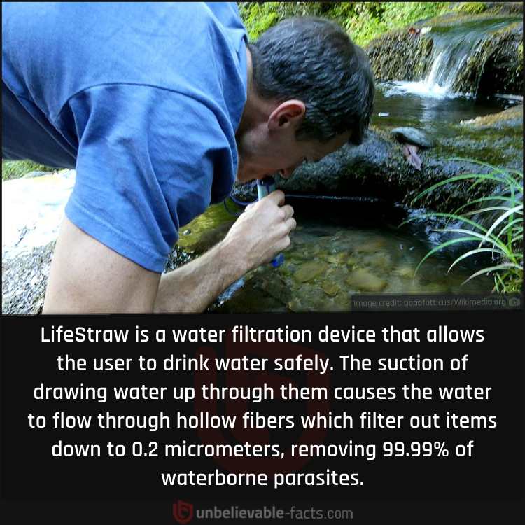 LifeStraw Water Filtration Device