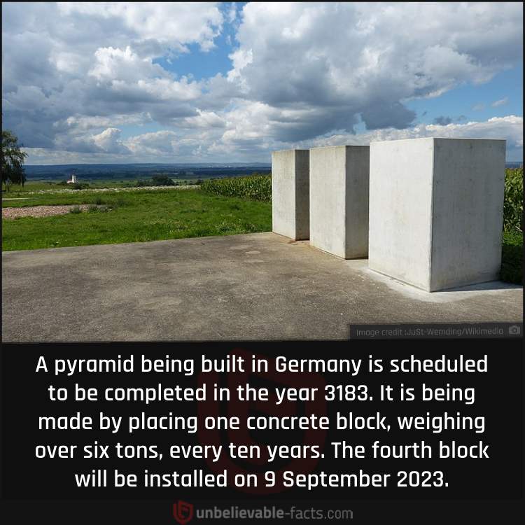 Pyramid in Germany Will Be Completed in the Year 3183