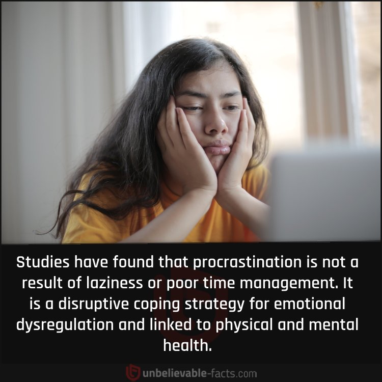 Real Reason Behind Procrastination