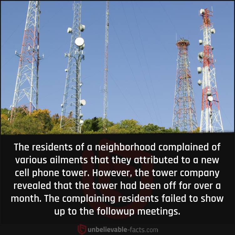 Residents Complained of Ailments from a Non-functional Cell Tower 