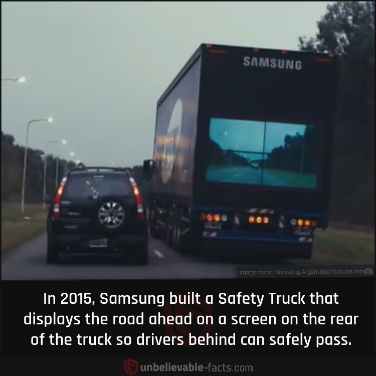 Samsung’s Safety Truck