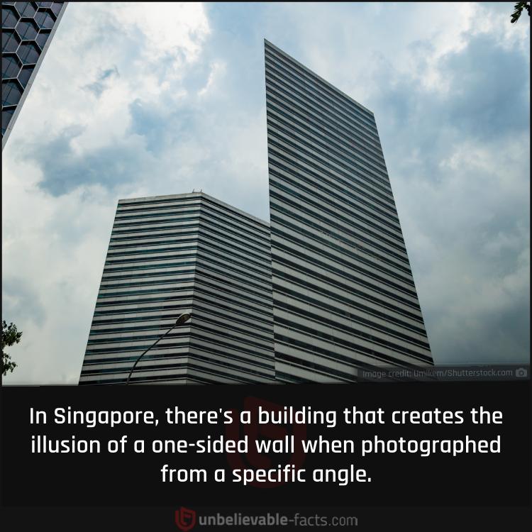 Singapore's Optical Illusion Building