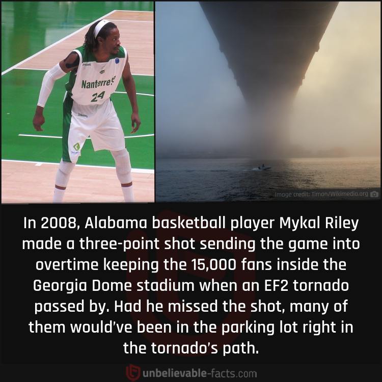 Single Basketball Shot that Saved Thousands from a Tornado