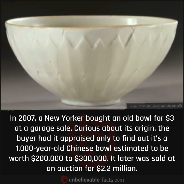 The $3 Bowl that Sold for $2.2 Million