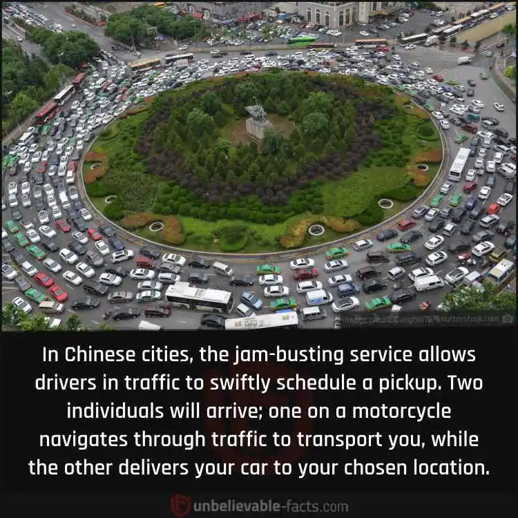 The Jam-Busting Service in Chinese Cities