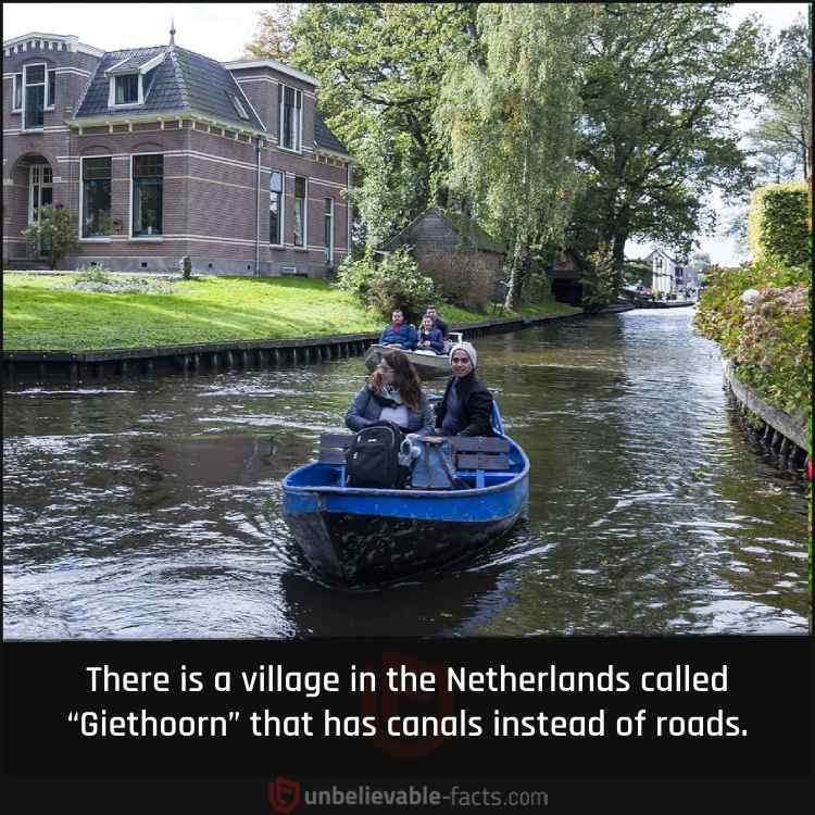 The Village with Canals Instead of Roads