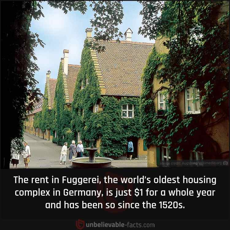 The Rent Remains Unchanged Since the 16th Century in a German Housing Complex