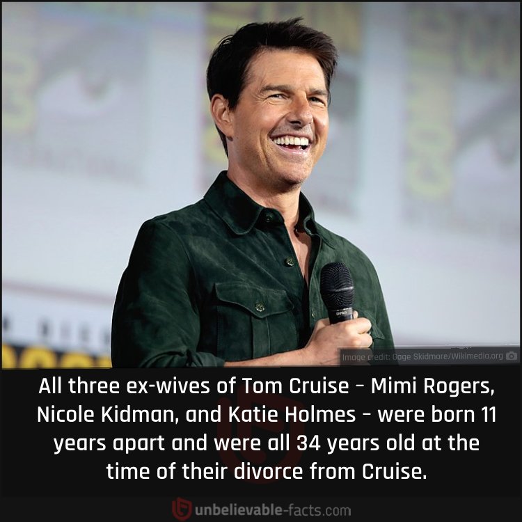 Tom Cruise’s Ex-wives