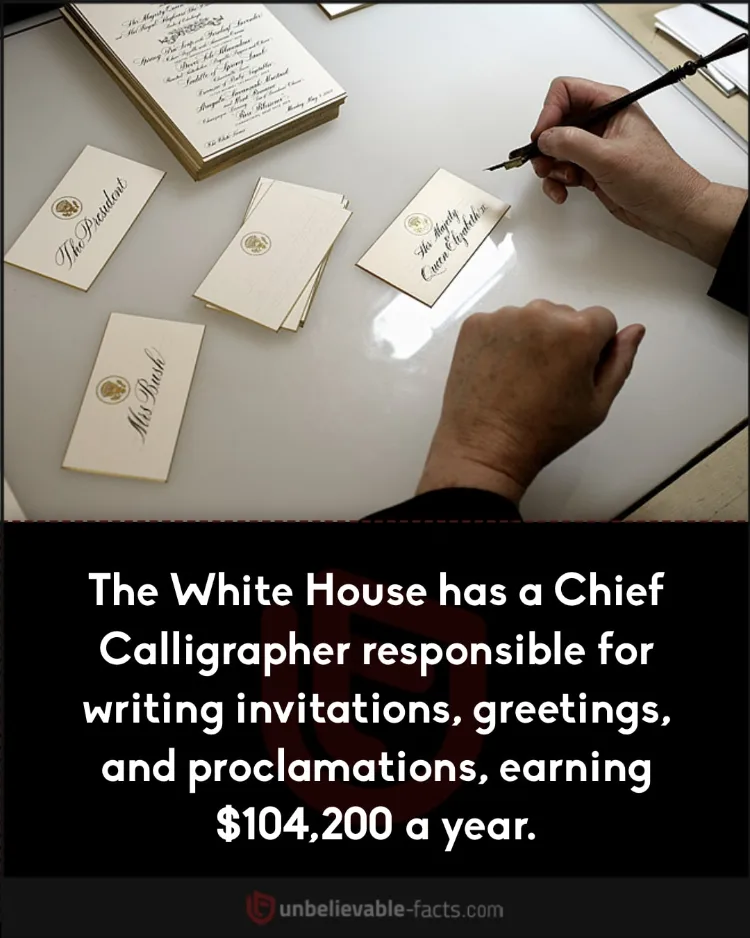 White House Chief Calligrapher