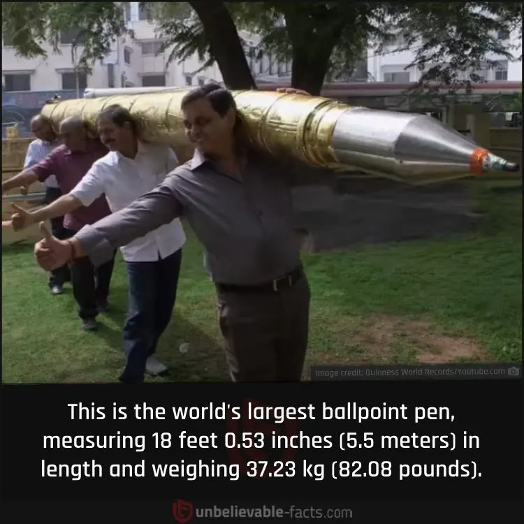 World's Largest Ballpoint Pen