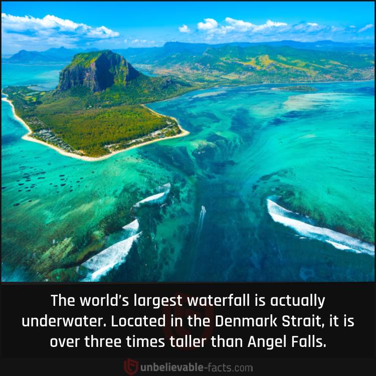World’s Largest Waterfall Is Underwater