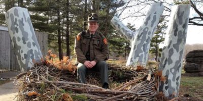 Picture Gigantic Nests of a Bald Eagle can be 9.5ft wide, and up to 20ft deep