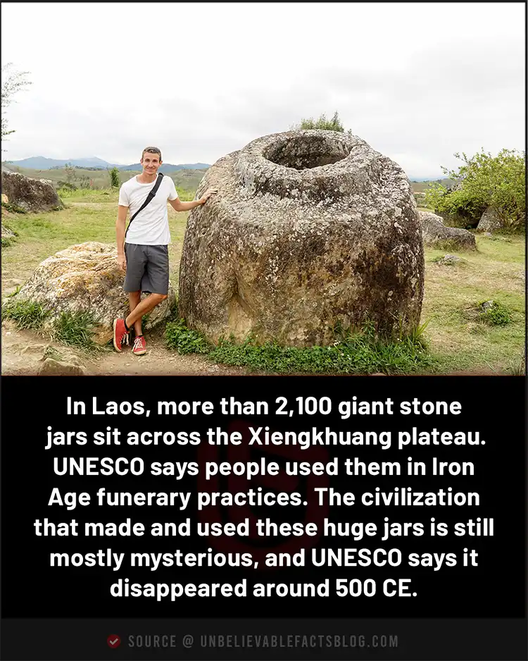 Giant stone jars