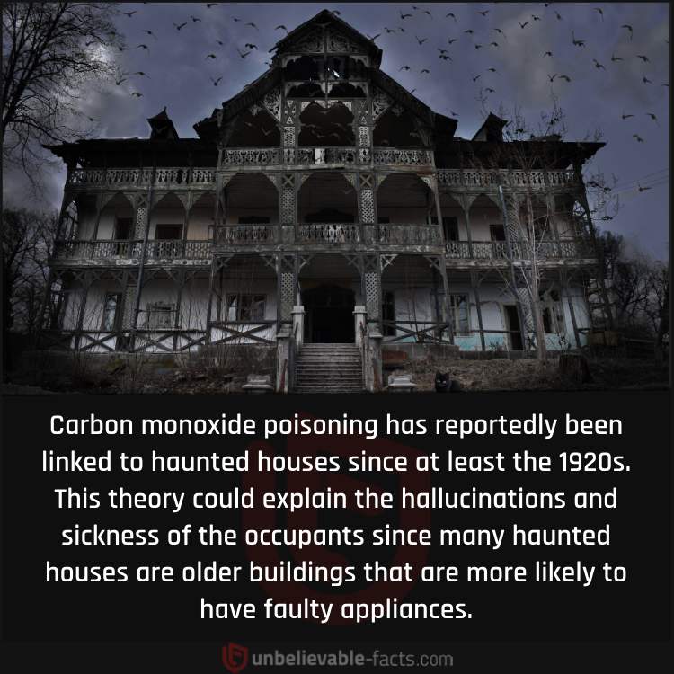 Carbon monoxide poisoning has reportedly been linked to haunted houses