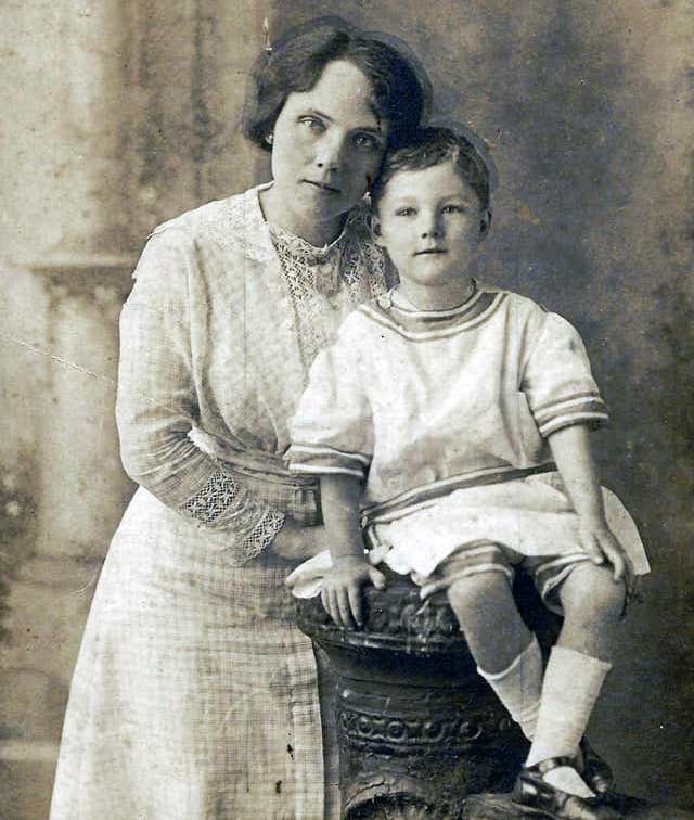 Julia Anderson and her son, Bruce Anderson