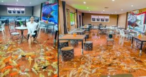 Koi Pond Café in Thailand