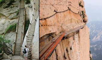 Picture Mount Huashan, China: World’s Scariest and Most Dangerous Hiking Trail!