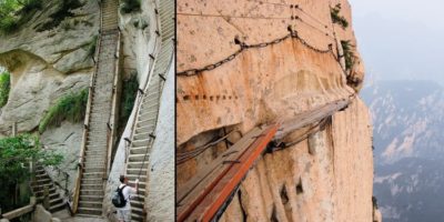Picture Mount Huashan, China: World’s Scariest and Most Dangerous Hiking Trail!
