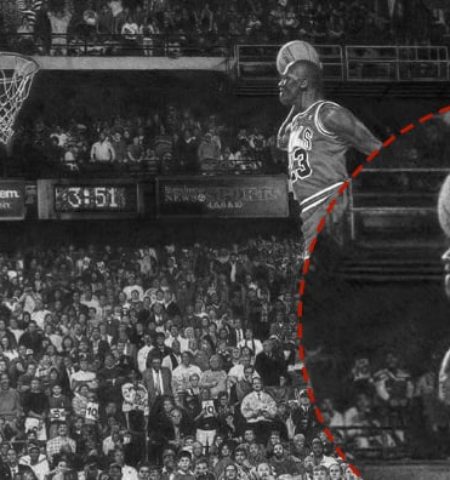 Picture This Artist Took 250 Hours to Create a Photo-Realistic Pencil Sketch of Michael Jordan!