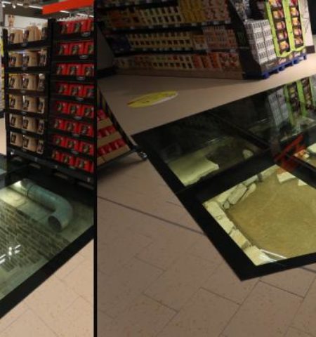 Picture Local Shop in Dublin Built Over an 11th-Century Viking-Era Well