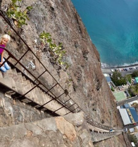 Picture Jacob’s Ladder in St. Helena Is One of the Longest, Steepest Stairways in the World