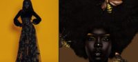 Picture “Queen of the Dark”, model Nyakim Gatwech, Is a Sensation Because of Her Beautiful, Dark Skin