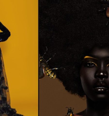 Picture “Queen of the Dark”, model Nyakim Gatwech, Is a Sensation Because of Her Beautiful, Dark Skin