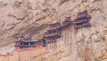 Picture The 1,500-Year-Old Hanging Temple Suspended 246 Feet Above Ground on a Cliff