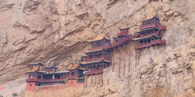 Picture The 1,500-Year-Old Hanging Temple Suspended 246 Feet Above Ground on a Cliff
