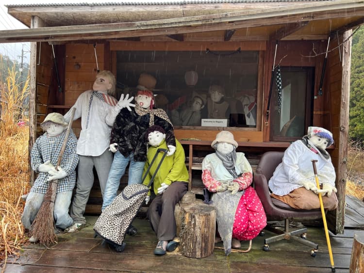 Nagoro the scarecrow Village in Japan
